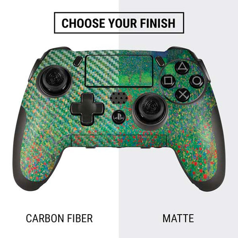Gustav Klimt Poppy Field PlayStation Scuf Vantage 2 Controller Skin