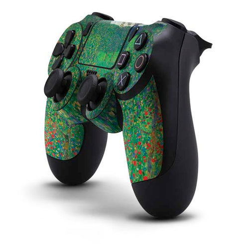 Gustav Klimt Poppy Field PS4 Controller Skin