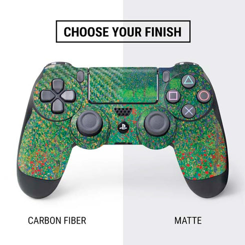 Gustav Klimt Poppy Field PS4 Controller Skin