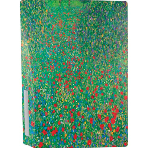 Gustav Klimt Poppy Field PS5 Console Skin