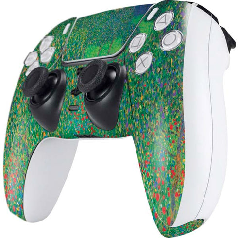 Gustav Klimt Poppy Field PS5 Controller Skin