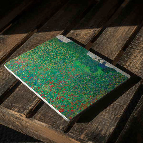 Gustav Klimt Poppy Field Surface Laptop 2 Skin