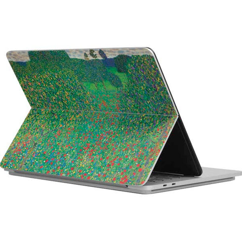 Gustav Klimt Poppy Field Surface Laptop Studio Skin