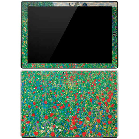 Gustav Klimt Poppy Field Surface Pro 3 Skin