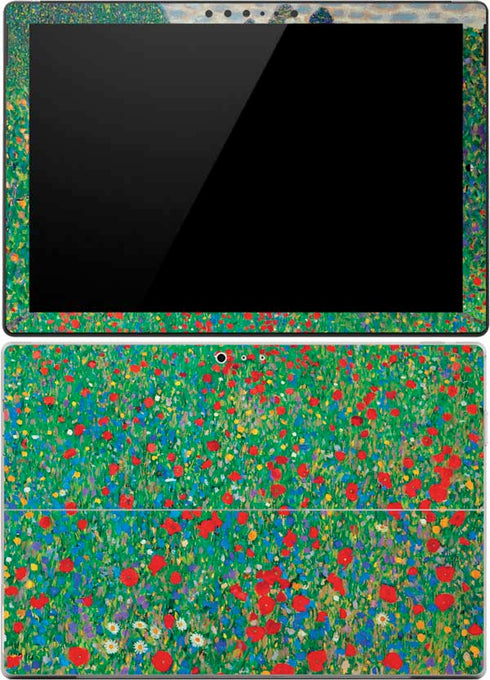 Gustav Klimt Poppy Field Surface Pro 4 Skin