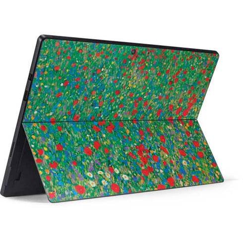 Gustav Klimt Poppy Field Surface Pro 7 Skin