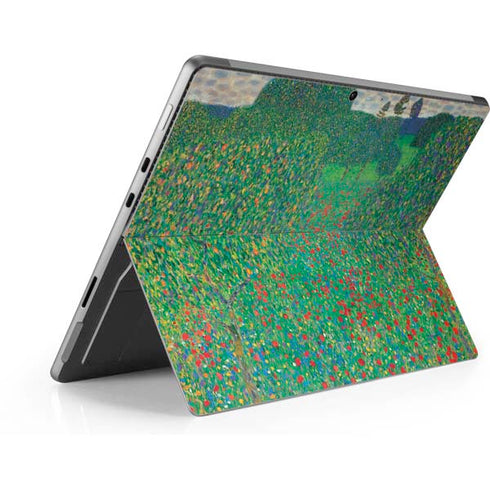 Gustav Klimt Poppy Field Surface Pro 8 Skin