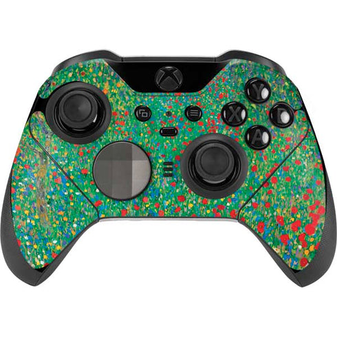 Gustav Klimt Poppy Field Xbox Elite Wireless Controller Series 2 Skin