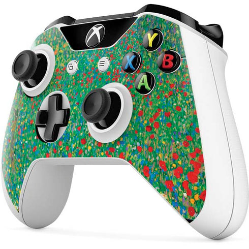 Gustav Klimt Poppy Field Xbox One S All-Digital Edition Bundle Skin