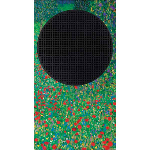 Gustav Klimt Poppy Field Xbox Series S Console Skin