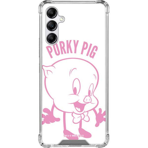 Looney Tunes Porky Pig Big Head Galaxy A14 5G Clear Case