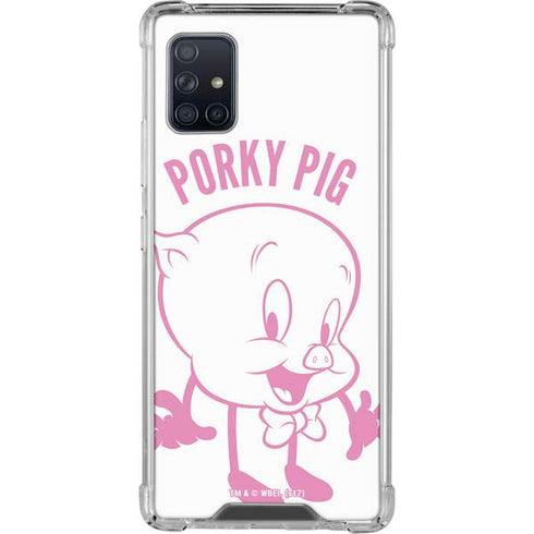 Looney Tunes Porky Pig Big Head Galaxy A51 5G Clear Case