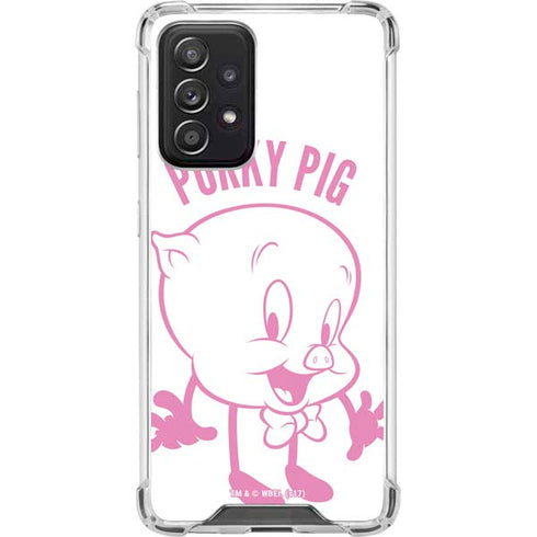 Looney Tunes Porky Pig Big Head Galaxy A52 5G Clear Case