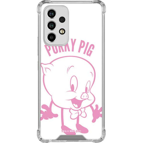 Looney Tunes Porky Pig Big Head Galaxy A53 5G Clear Case