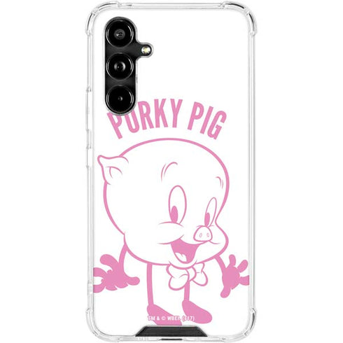 Looney Tunes Porky Pig Big Head Galaxy A54 5G Clear Case