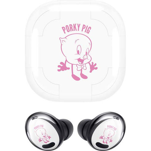 Looney Tunes Porky Pig Big Head Galaxy Buds Pro Skin