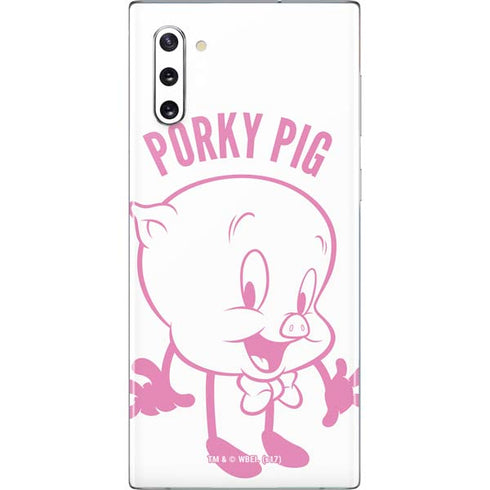 Looney Tunes Porky Pig Big Head Galaxy Note 10 Skin