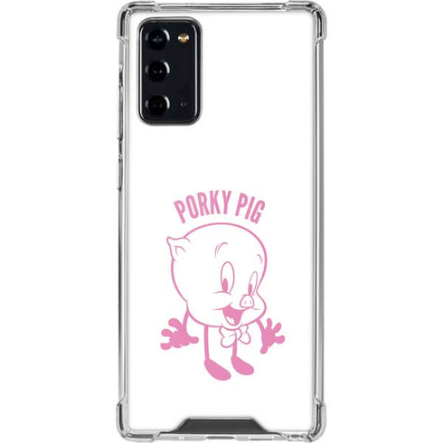 Looney Tunes Porky Pig Big Head Galaxy Note20 5G Clear Case