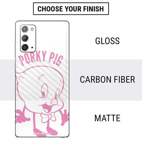 Looney Tunes Porky Pig Big Head Galaxy Note20 5G Skin