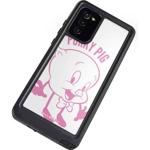 Looney Tunes Porky Pig Big Head Galaxy Note20 5G Waterproof Case