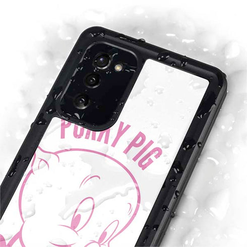 Looney Tunes Porky Pig Big Head Galaxy Note20 5G Waterproof Case