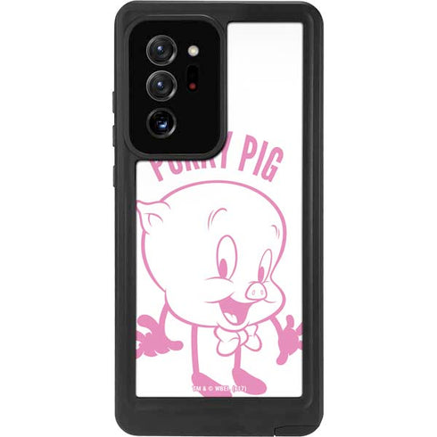 Looney Tunes Porky Pig Big Head Galaxy Note20 Ultra 5G Waterproof Case