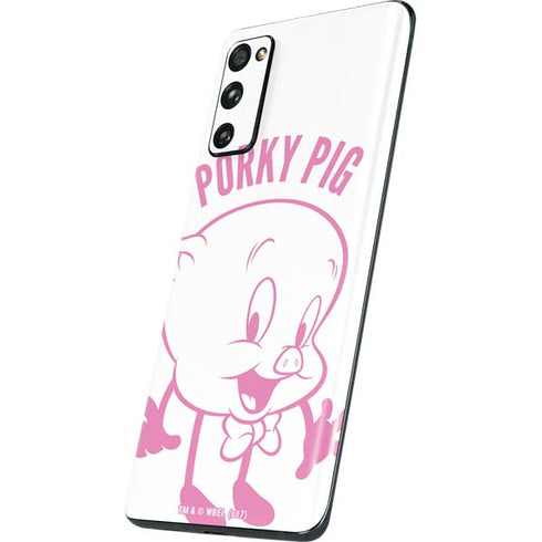 Looney Tunes Porky Pig Big Head Galaxy S20 Fan Edition Skin