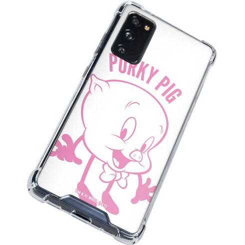 Looney Tunes Porky Pig Big Head Galaxy S20 FE Clear Case
