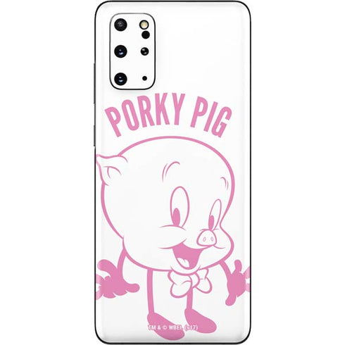Looney Tunes Porky Pig Big Head Galaxy S20 Plus Skin
