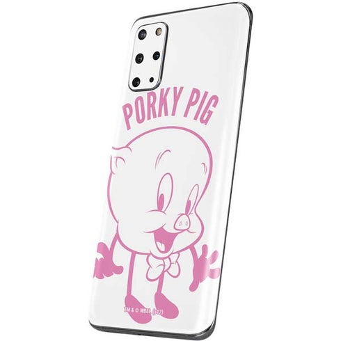 Looney Tunes Porky Pig Big Head Galaxy S20 Plus Skin