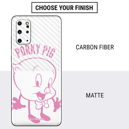 Looney Tunes Porky Pig Big Head Galaxy S20 Plus Skin