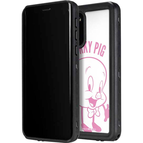 Looney Tunes Porky Pig Big Head Galaxy S20 Plus Waterproof Case
