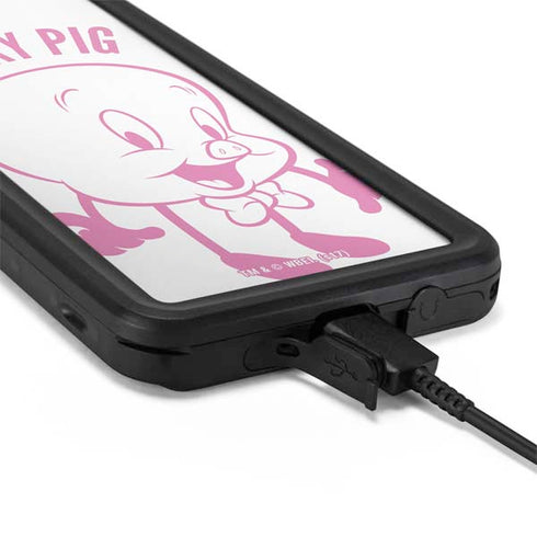 Looney Tunes Porky Pig Big Head Galaxy S20 Plus Waterproof Case