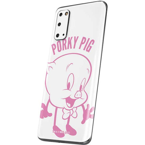 Looney Tunes Porky Pig Big Head Galaxy S20 Skin