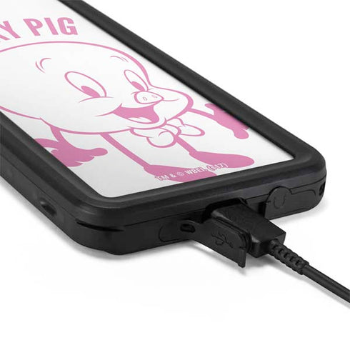 Looney Tunes Porky Pig Big Head Galaxy S20 Waterproof Case