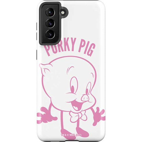 Looney Tunes Porky Pig Big Head Galaxy S21 Plus 5G Pro Case