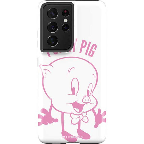 Looney Tunes Porky Pig Big Head Galaxy S21 Ultra 5G Pro Case