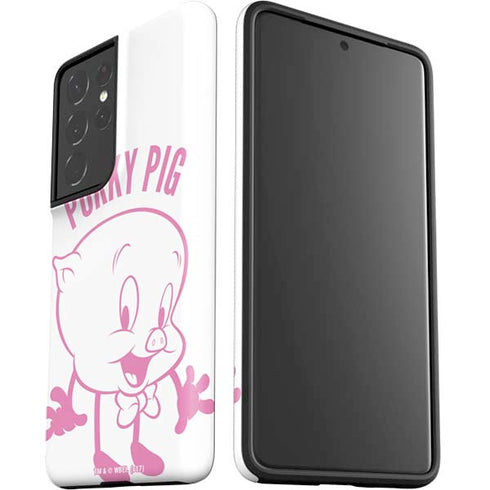 Looney Tunes Porky Pig Big Head Galaxy S21 Ultra 5G Pro Case