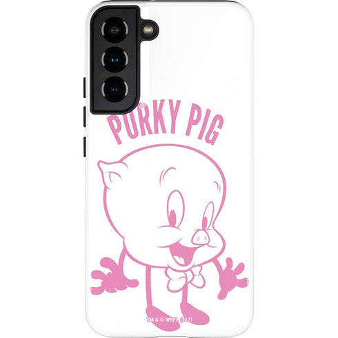 Looney Tunes Porky Pig Big Head Galaxy S22 Plus Pro Case