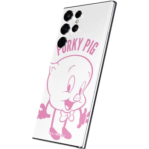 Looney Tunes Porky Pig Big Head Galaxy S22 Ultra Skin