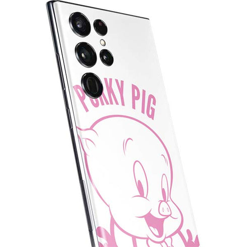 Looney Tunes Porky Pig Big Head Galaxy S22 Ultra Skin