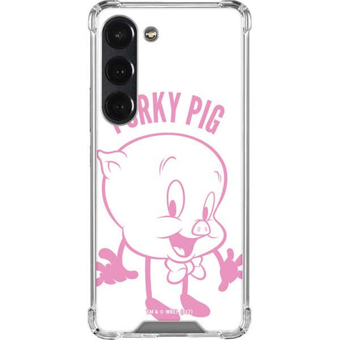 Looney Tunes Porky Pig Big Head Galaxy S23 Clear Case