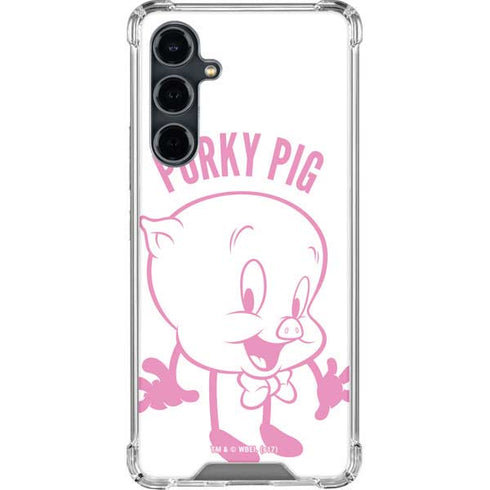 Looney Tunes Porky Pig Big Head Galaxy S23 FE Clear Case