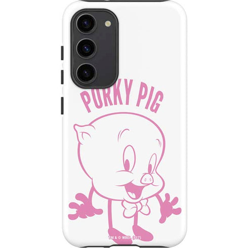Looney Tunes Porky Pig Big Head Galaxy S23 Plus Pro Case