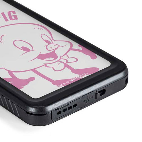 Looney Tunes Porky Pig Big Head Galaxy S23 Plus Waterproof Case