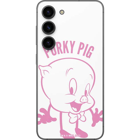 Looney Tunes Porky Pig Big Head Galaxy S23 Skin