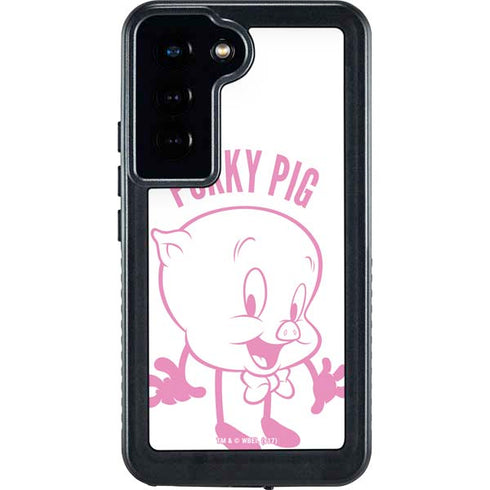 Looney Tunes Porky Pig Big Head Galaxy S23 Waterproof Case