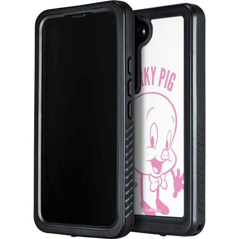 Looney Tunes Porky Pig Big Head Galaxy S23 Waterproof Case