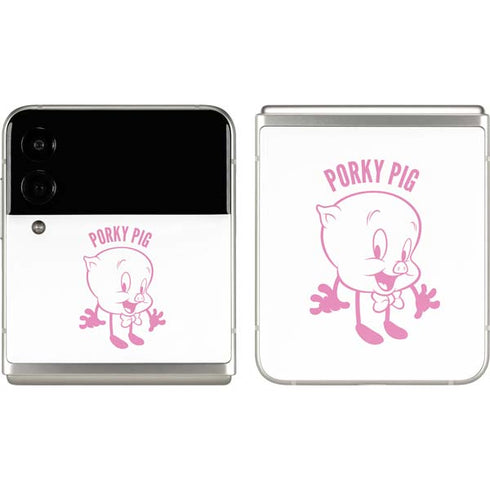 Looney Tunes Porky Pig Big Head Galaxy Z Flip3 5G Skin