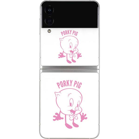 Looney Tunes Porky Pig Big Head Galaxy Z Flip3 5G Skin